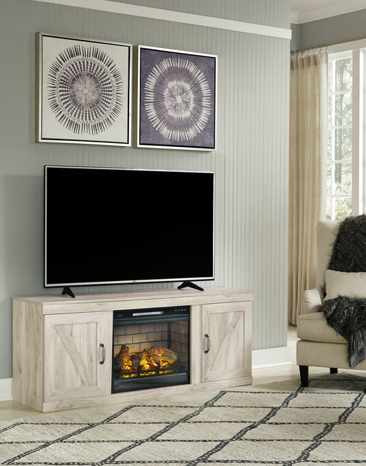 Bellaby TV Stand with Electric Fireplace Homeline Furniture