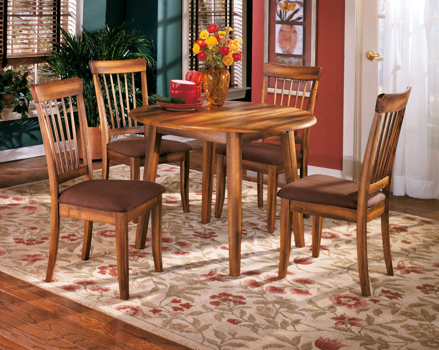 Berringer Round DRM Drop Leaf Table Homeline Furniture