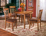 Berringer Round DRM Drop Leaf Table Homeline Furniture