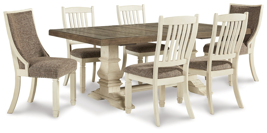 Bolanburg Dining Table and 6 Chairs Homeline Furniture