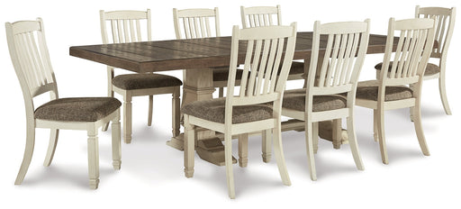 Bolanburg Dining Table and 8 Chairs Homeline Furniture