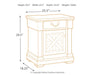 Bolanburg One Drawer Night Stand Homeline Furniture