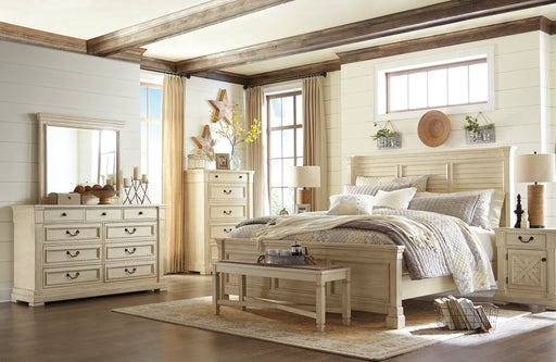 Bolanburg Queen Panel Bed with Dresser Homeline Furniture