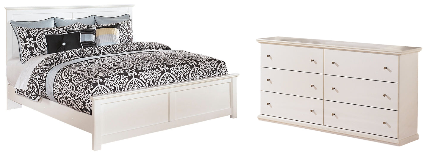 Bostwick Shoals Full Panel Bed with Mirrored Dresser, Chest and 2 Nightstands Homeline Furniture