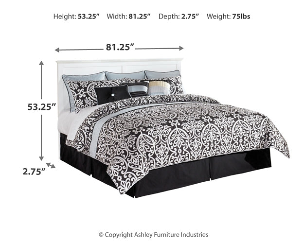 Bostwick Shoals King/California King Panel Headboard with Mirrored Dresser and Chest Homeline Furniture