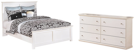 Bostwick Shoals King Panel Bed with Mirrored Dresser, Chest and 2 Nightstands Homeline Furniture