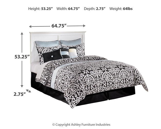 Bostwick Shoals Queen/Full Panel Headboard with Mirrored Dresser Homeline Furniture