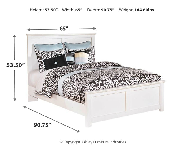 Bostwick Shoals Queen Panel Bed with Dresser Homeline Furniture