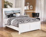 Bostwick Shoals Queen Panel Bed with Mirrored Dresser, Chest and 2 Nightstands Homeline Furniture