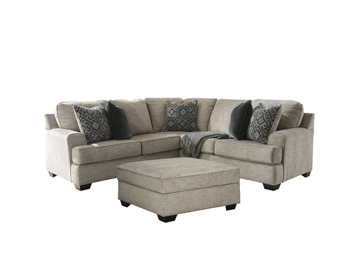 Bovarian 2-Piece Sectional with Ottoman Homeline Furniture