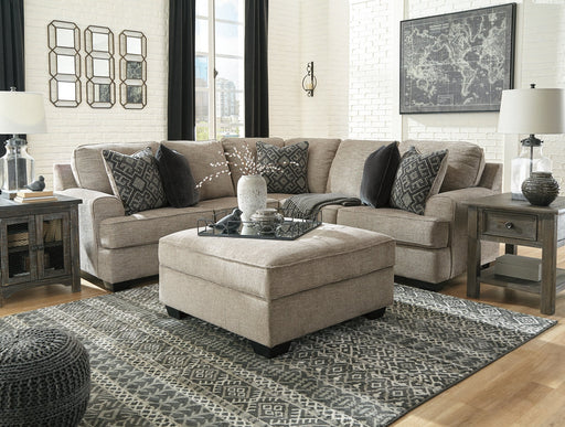 Bovarian 2-Piece Sectional with Ottoman Homeline Furniture