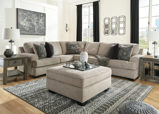 Bovarian 3-Piece Sectional with Ottoman Homeline Furniture