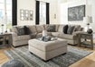 Bovarian 3-Piece Sectional with Ottoman Homeline Furniture