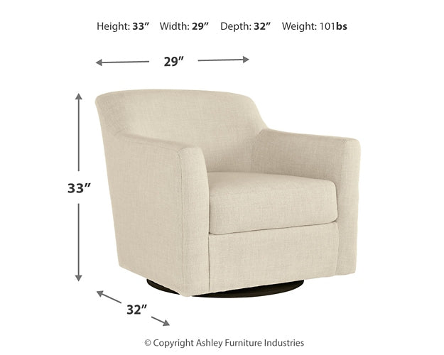 Bradney Swivel Accent Chair Homeline Furniture