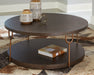 Brazburn Round Cocktail Table Homeline Furniture