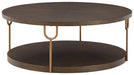 Brazburn Round Cocktail Table Homeline Furniture