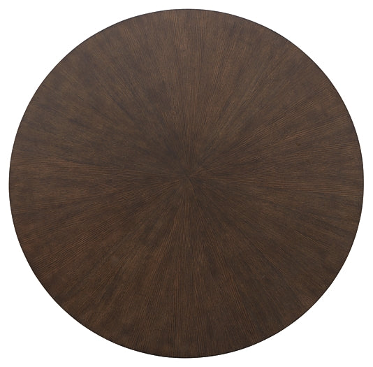 Brazburn Round Cocktail Table Homeline Furniture