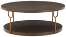 Brazburn Round Cocktail Table Homeline Furniture