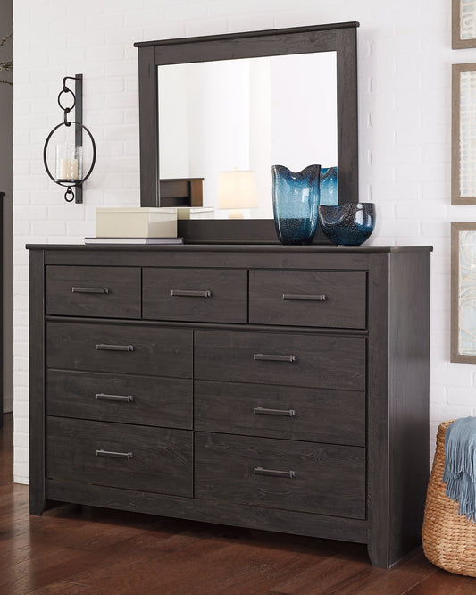 Brinxton Dresser and Mirror Homeline Furniture