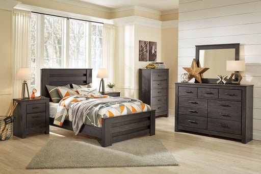 Brinxton Full Panel Bed with Dresser Homeline Furniture