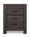 Brinxton Full Panel Bed with Mirrored Dresser and 2 Nightstands Homeline Furniture