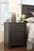 Brinxton King Panel Bed with Mirrored Dresser, Chest and Nightstand Homeline Furniture