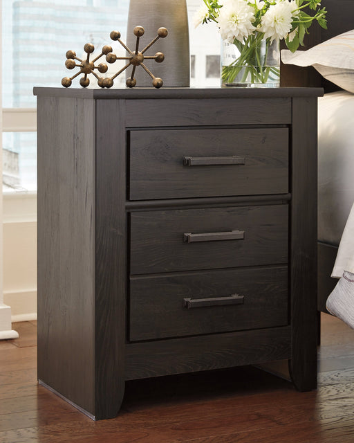 Brinxton Two Drawer Night Stand Homeline Furniture