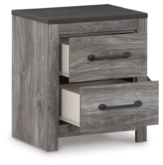 Bronyan Two Drawer Night Stand Homeline Furniture