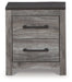 Bronyan Two Drawer Night Stand Homeline Furniture