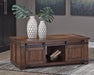 Budmore Coffee Table with 1 End Table Homeline Furniture