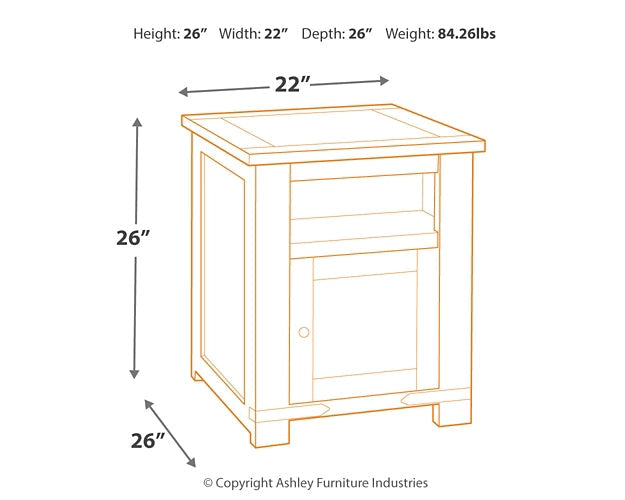 Budmore Rectangular End Table Homeline Furniture