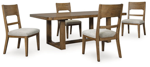 Cabalynn Dining Table and 4 Chairs Homeline Furniture