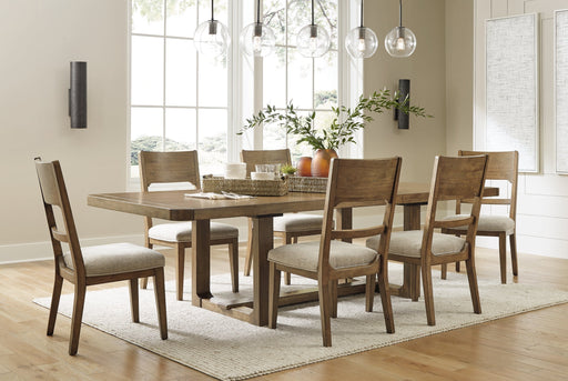 Cabalynn Dining Table and 6 Chairs Homeline Furniture