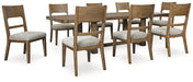 Cabalynn Dining Table and 8 Chairs Homeline Furniture