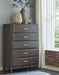 Caitbrook Five Drawer Chest Homeline Furniture