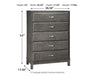 Caitbrook Five Drawer Chest Homeline Furniture