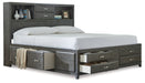 Caitbrook Queen Storage Bed with 8 Drawers with Dresser and Chest Homeline Furniture