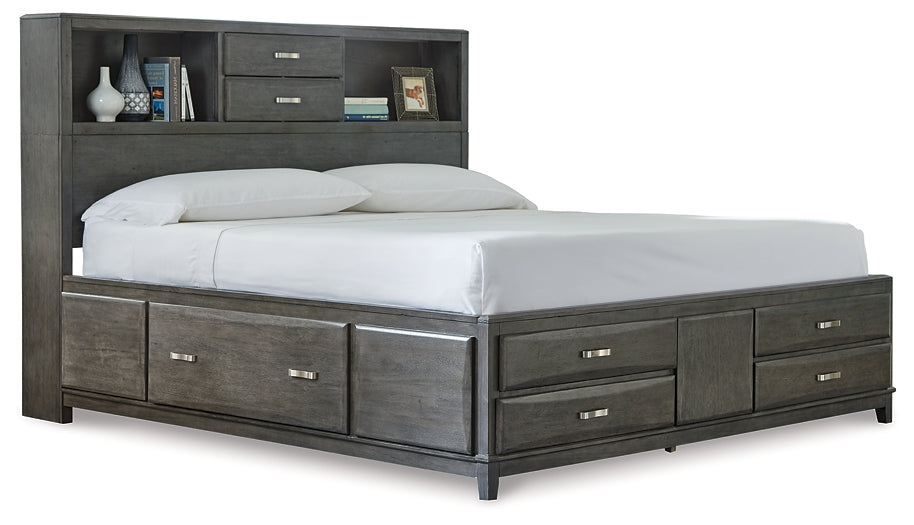 Caitbrook Queen Storage Bed with 8 Drawers with Dresser and Chest Homeline Furniture