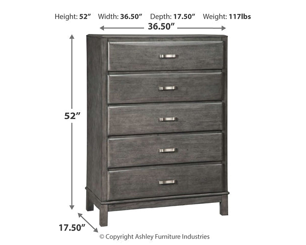 Caitbrook Queen Storage Bed with 8 Drawers with Dresser and Chest Homeline Furniture