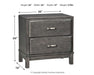 Caitbrook Two Drawer Night Stand Homeline Furniture