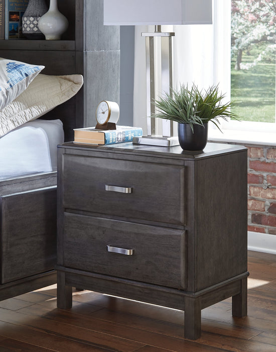 Caitbrook Two Drawer Night Stand Homeline Furniture