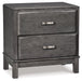 Caitbrook Two Drawer Night Stand Homeline Furniture