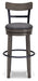 Caitbrook UPH Swivel Barstool (1/CN) Homeline Furniture