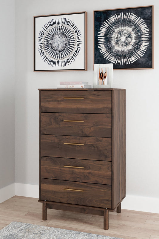 Calverson Five Drawer Chest Homeline Furniture