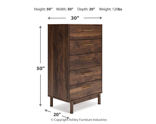 Calverson Five Drawer Chest Homeline Furniture