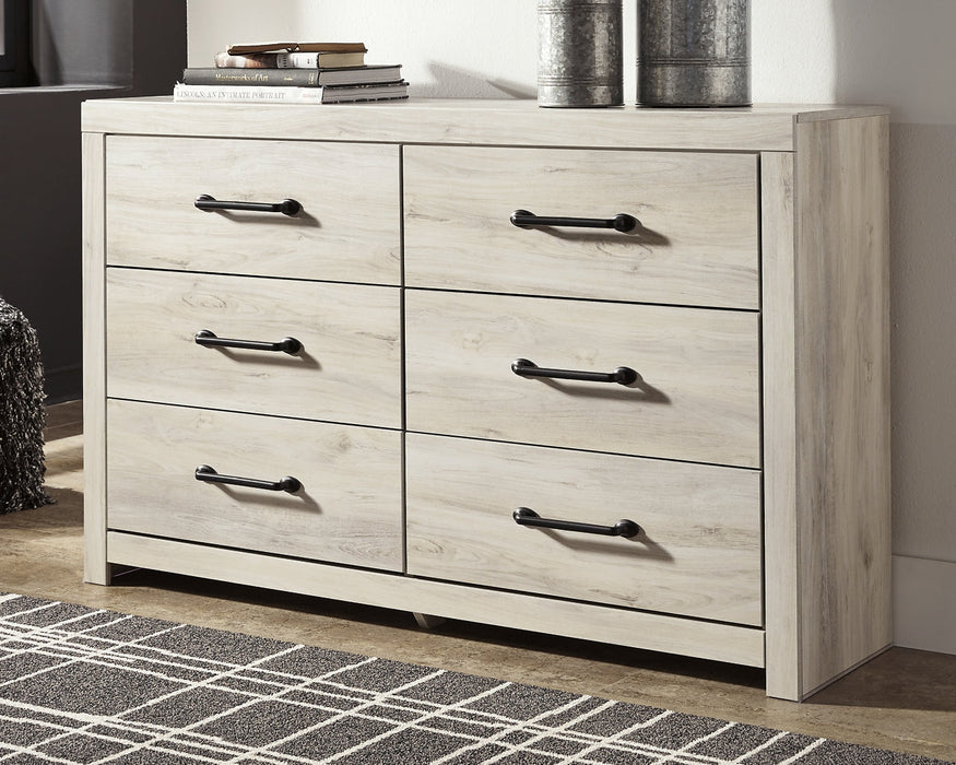 Cambeck King Panel Bed with 4 Storage Drawers with Dresser Homeline Furniture