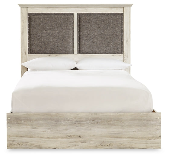 Cambeck King Upholstered Panel Bed with Dresser Homeline Furniture