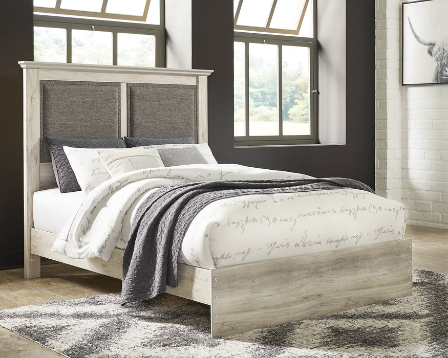 Cambeck King Upholstered Panel Bed with Dresser Homeline Furniture