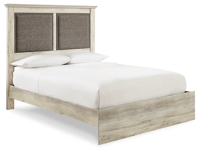 Cambeck King Upholstered Panel Bed with Dresser Homeline Furniture