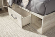 Cambeck Queen Panel Bed with 2 Storage Drawers with Mirrored Dresser, Chest and Nightstand Homeline Furniture